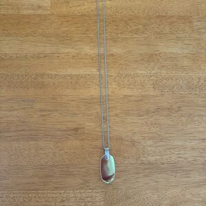 Kendra Scott Inez Necklace Dichroic Glass Silver Chain